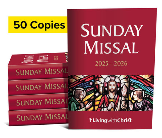 2025-2026 Living with Christ Sunday Missal Bundle of 50