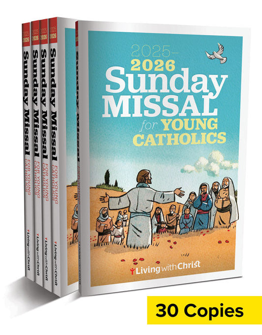 2025-2026 Living with Christ Sunday Missal for Young Catholics Bundle of 30