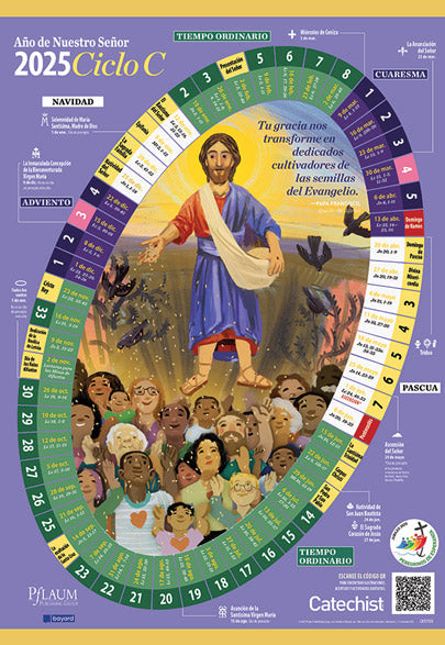 Año de Nuestro Señor 2025 – Calendario litúrgico para las familias (Español)/ The Year of Our Lord 2025 — A Liturgical Calendar for Families (Spanish)